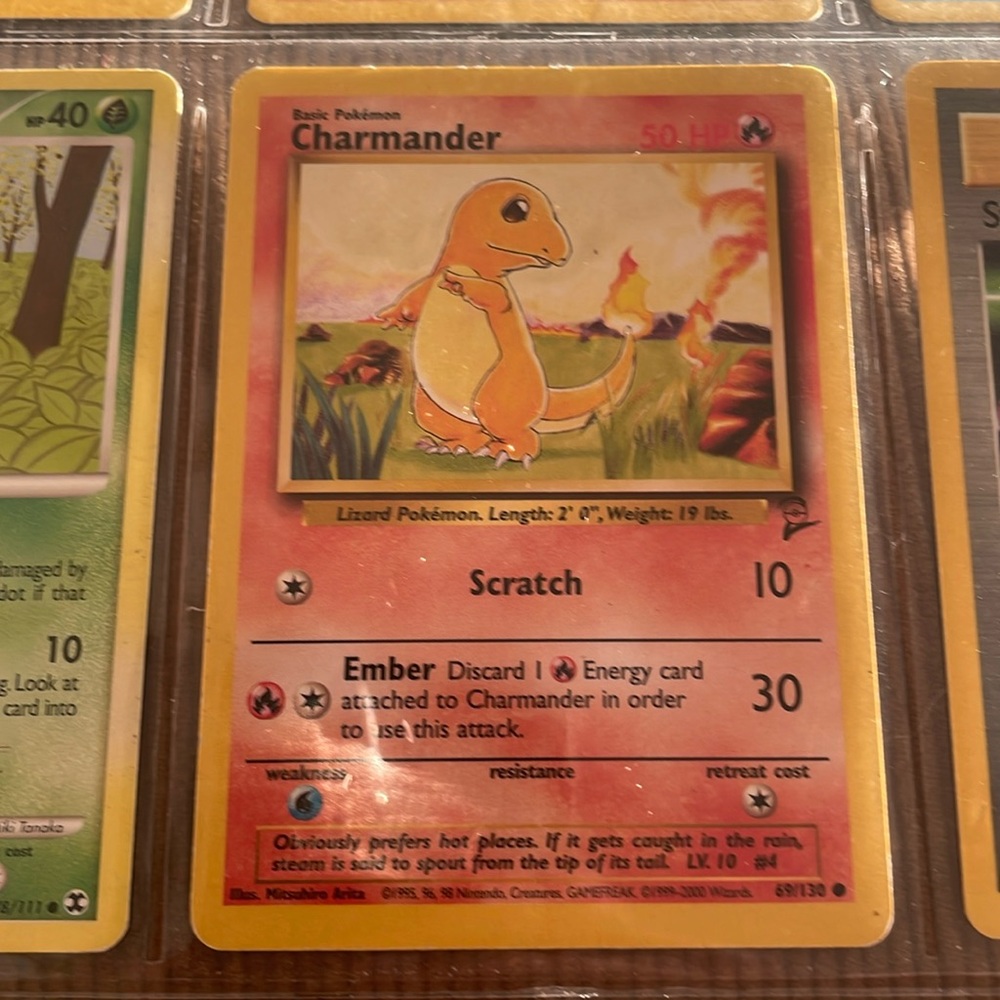Pokémon CHARMANDER LV.10 #4 69/130 50HP